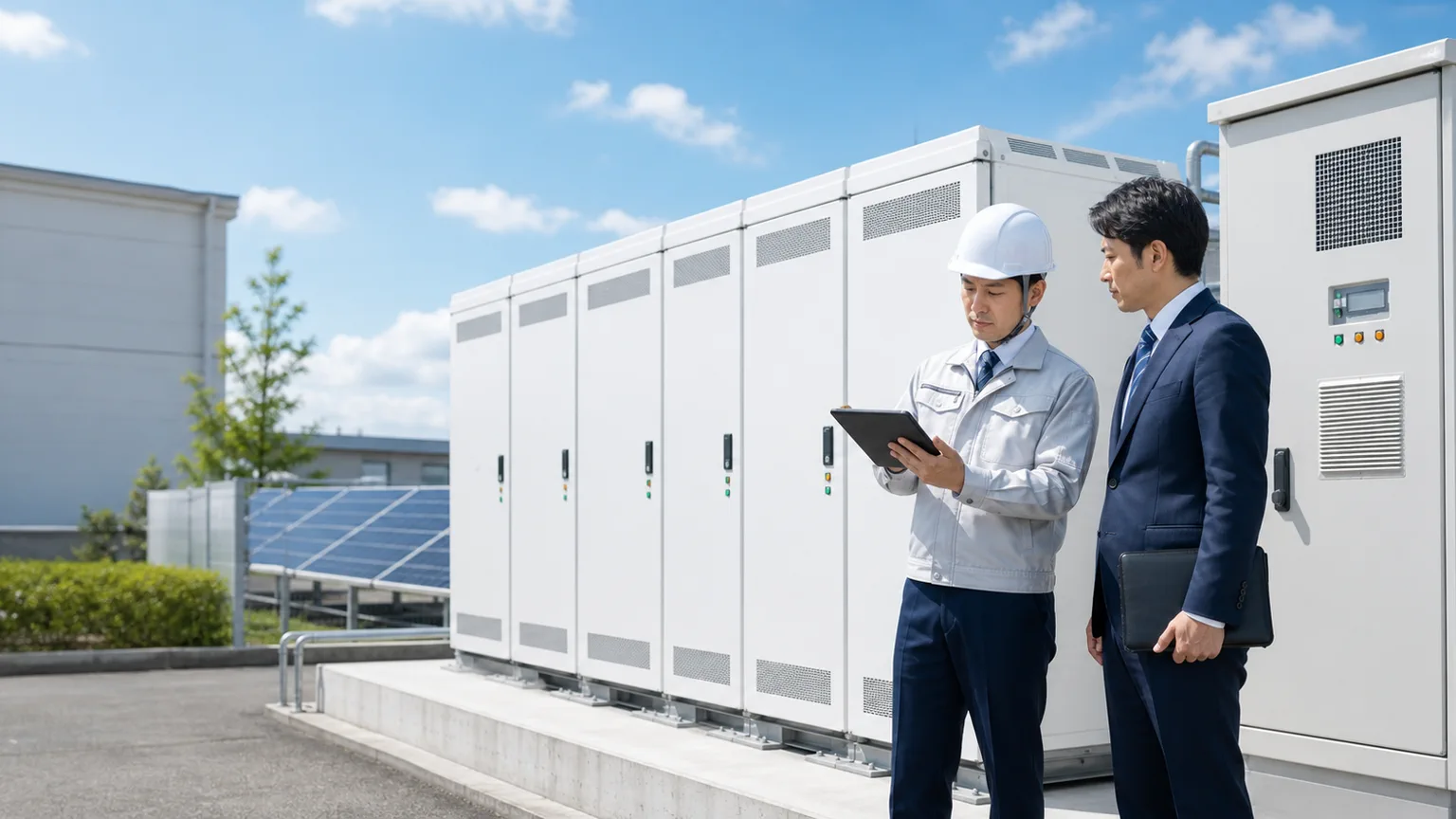 蓄電池導入・産業用蓄電システムのサービスイメージ
