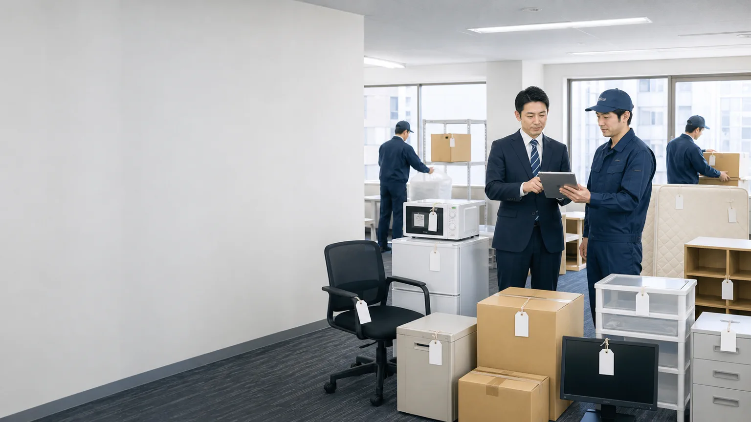 残置物撤去・不用品回収（法人）のサービスイメージ